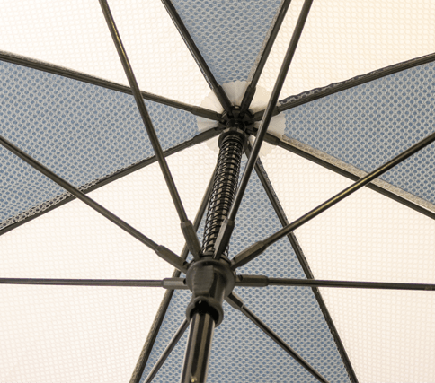Paraguas Golf antiviento bicolor interior