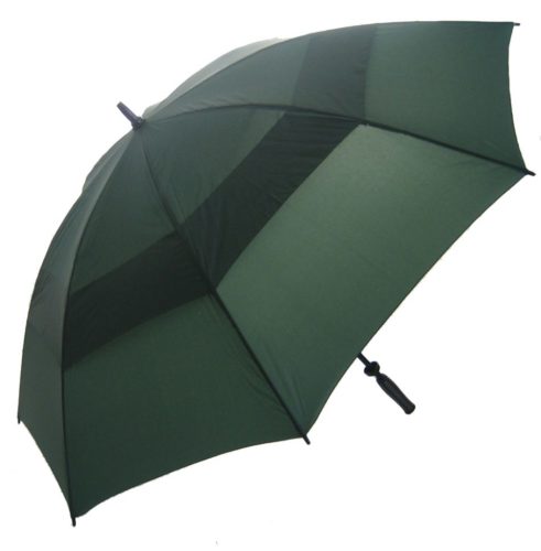Paraguas golf antiviento con funda verde