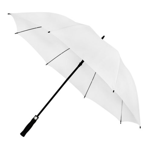 Paraguas personalizado automático fibra blanco