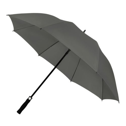 Paraguas personalizado automático fibra gris