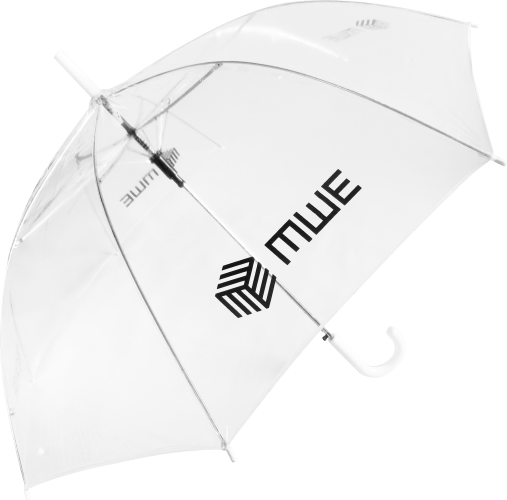 Paraguas transparente PVC personalizado paseo