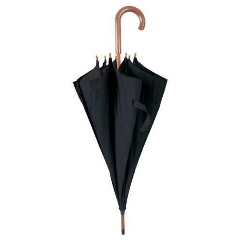 Paraguas personalizado barato madera negro