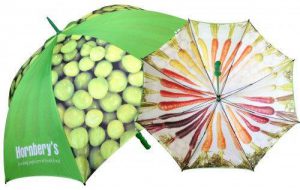 Paraguas con fotos a doble capa