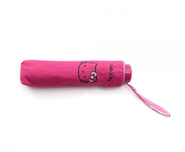Paraguas personalizado infantil plegable Hello Kitty funda