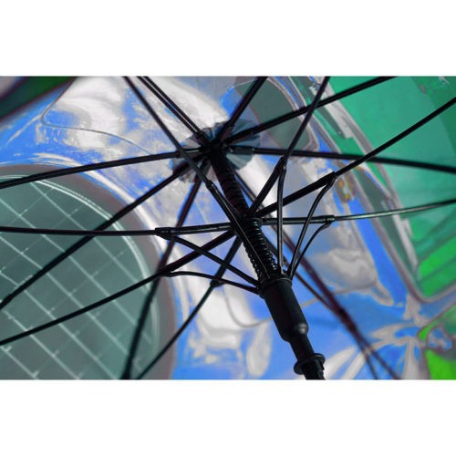 Paraguas con foto a todo color en fibra de vidrio