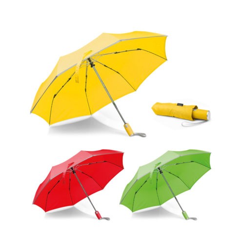 Paraguas publicitario plegable reflectante