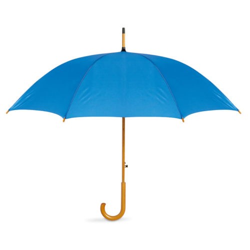 Paraguas personalizado madera automático azul royal