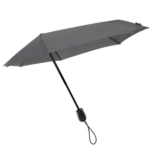 Paraguas plegable aerodinámico gris