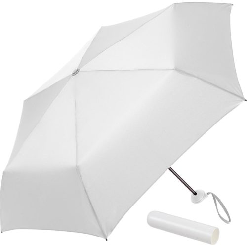 Paraguas plegable FARE en tubo hermético cerrado blanco
